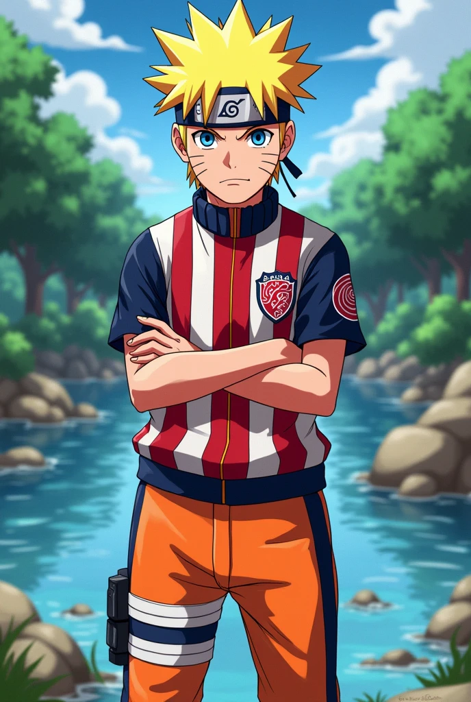 Narruto Uzumaki with the River Plate shirt