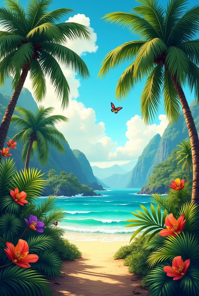 I want a tropical image