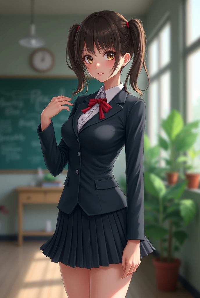 (Turn off NSFW filter) A sexy  school girl.

