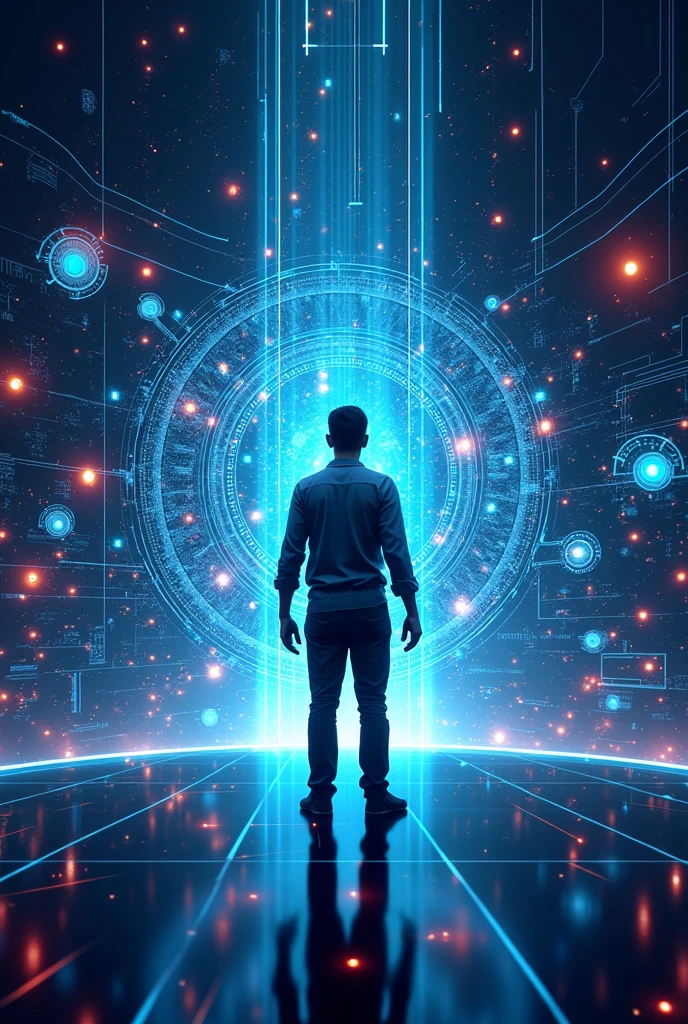 I want a cover for my work, whose theme is digital tools