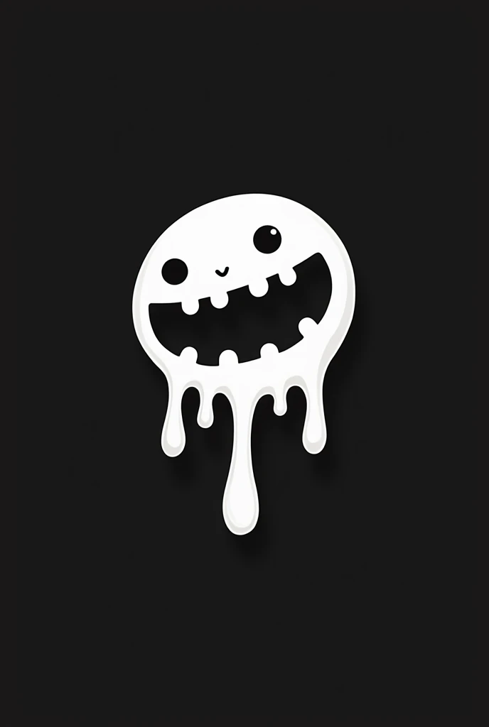 Black and white logo for meme shop