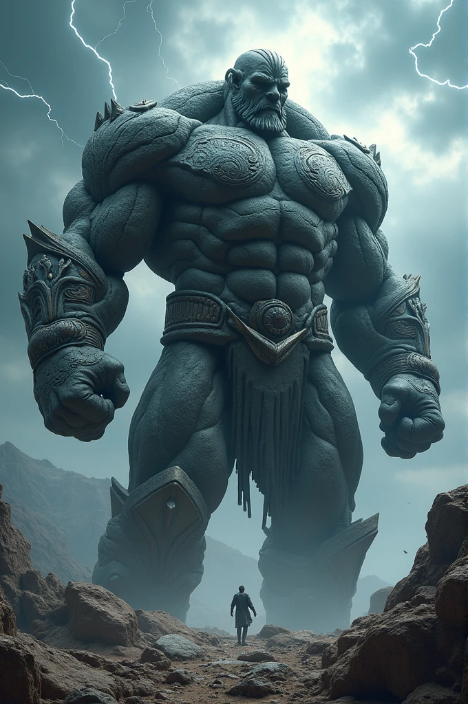 Rock as thor