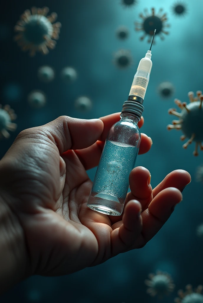 generate a Jew putting Evil things in the Covid Vaccine