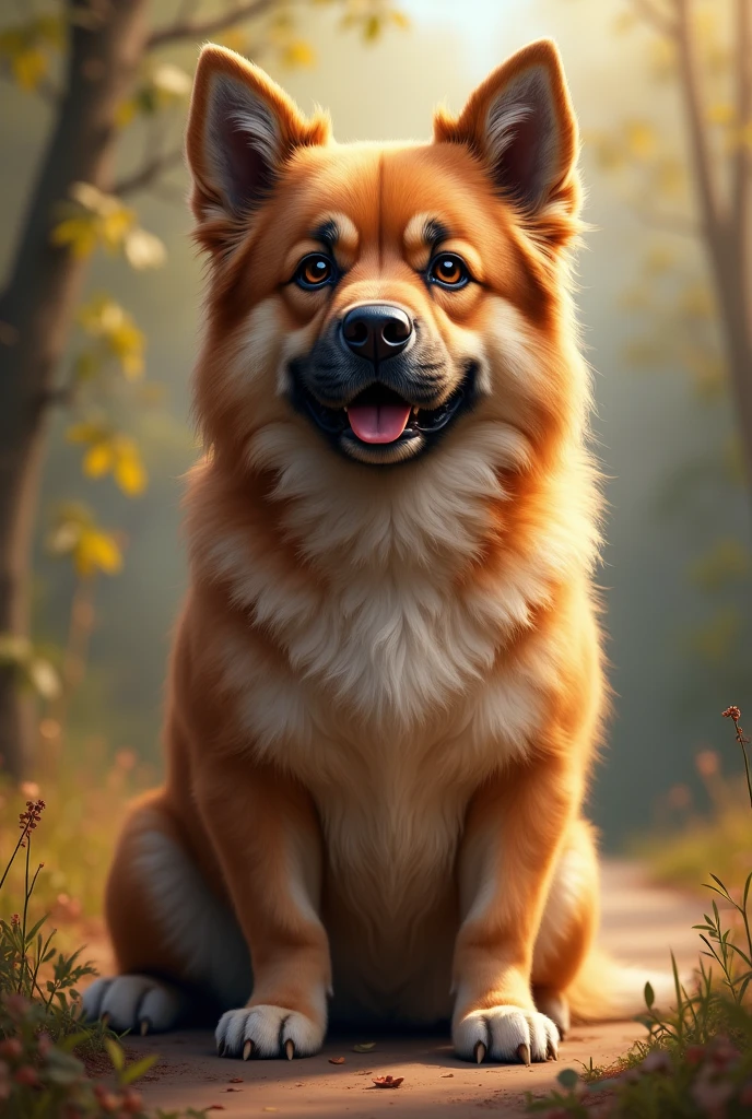 A dog