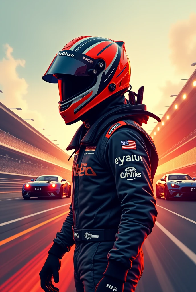 Create me an avatar for my YouTube channel, the channel is about car racing videos