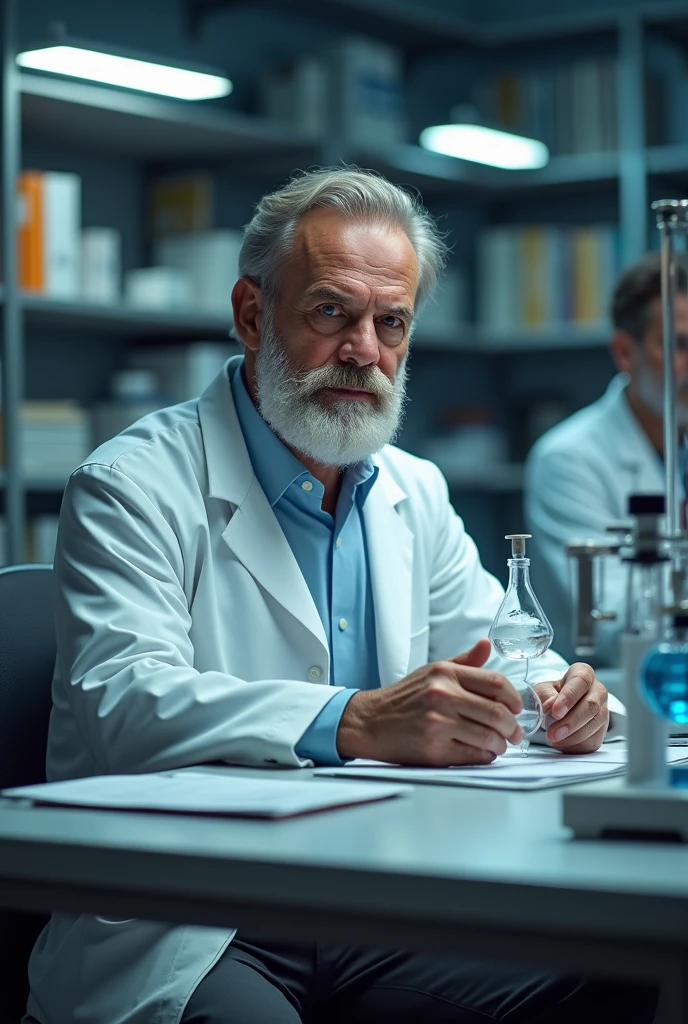 bearded scientist