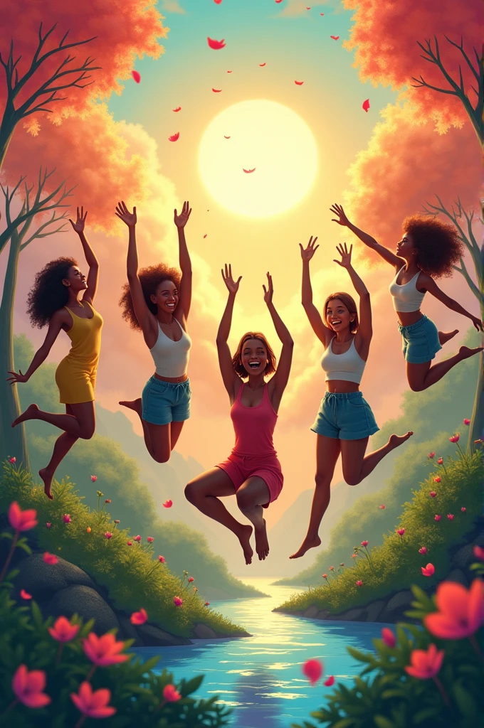 Self-loving people moving image