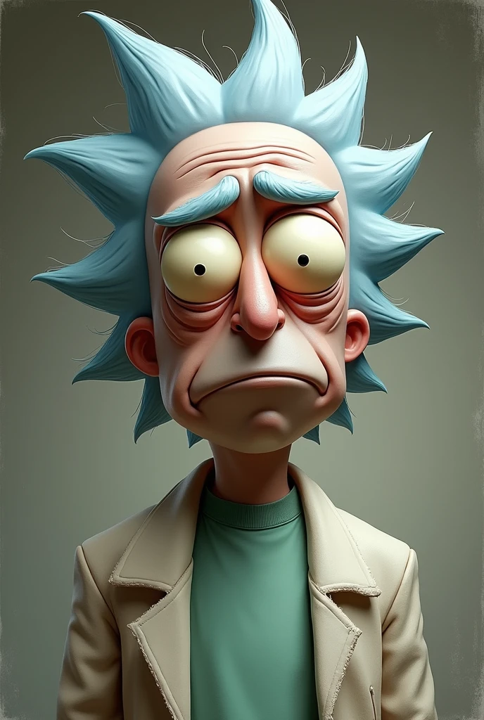 I want a slightly fat and broke Rick from the Rick and Morty series