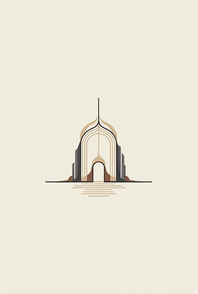Create an architectural logo for an Instagram page with a title or handle of the phrase “REGENERATE YOUR CENTER”