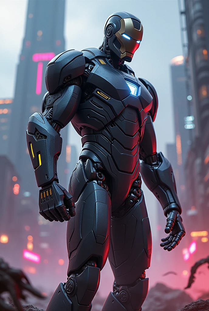 A Marvel comic book style arm