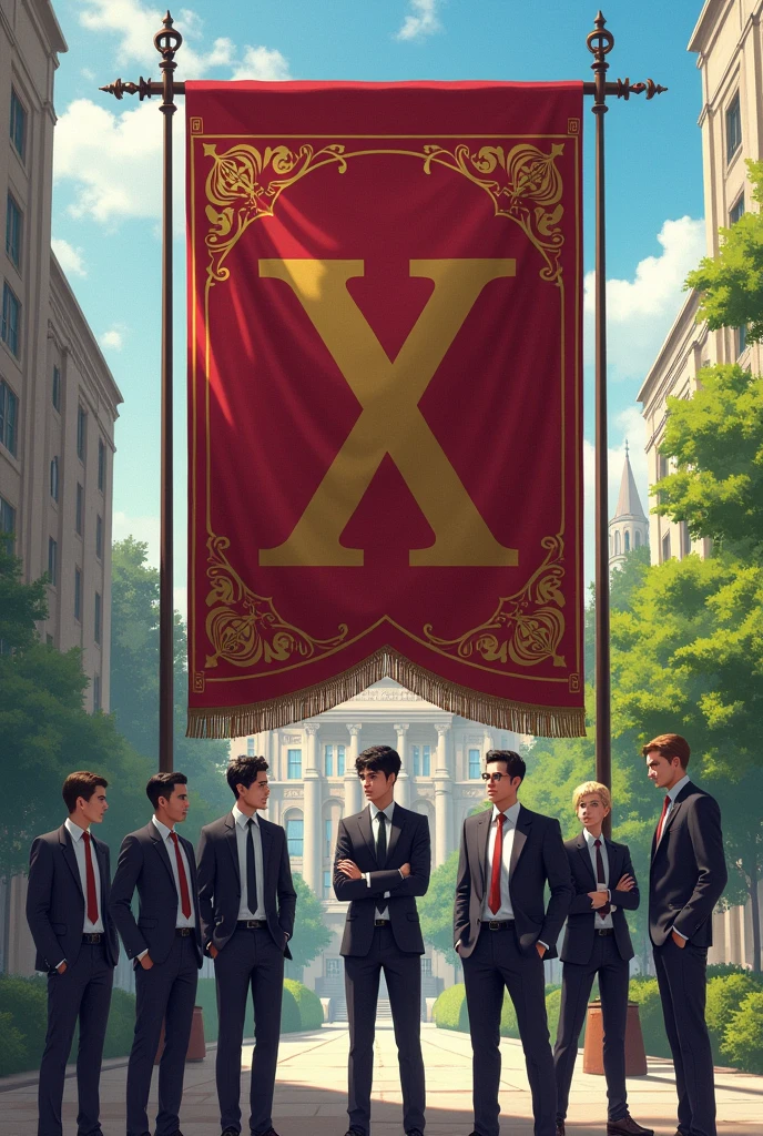 Elite student group Named "Group x" banner
