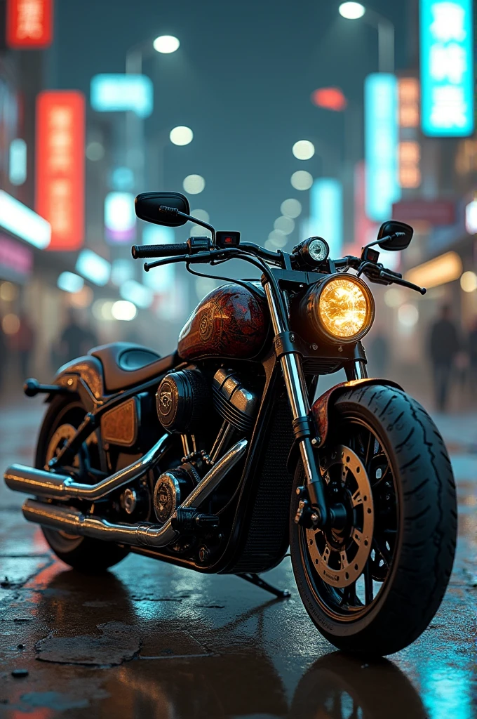 Future cowboy motorbike