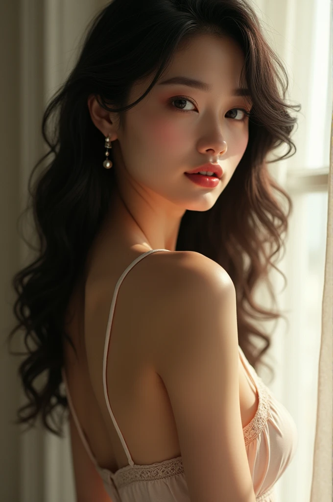 The body of a young and pretty woman