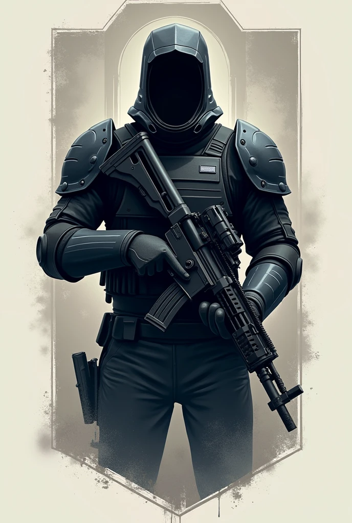 Create a logo for an armed security company called" art in hours " in French 