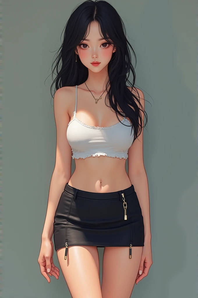Nude Japanese girl miniskirt