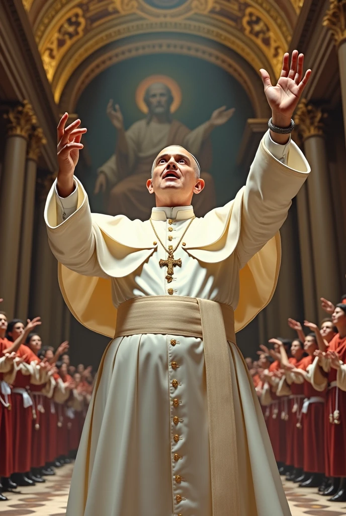 the rapping pope in the vatican