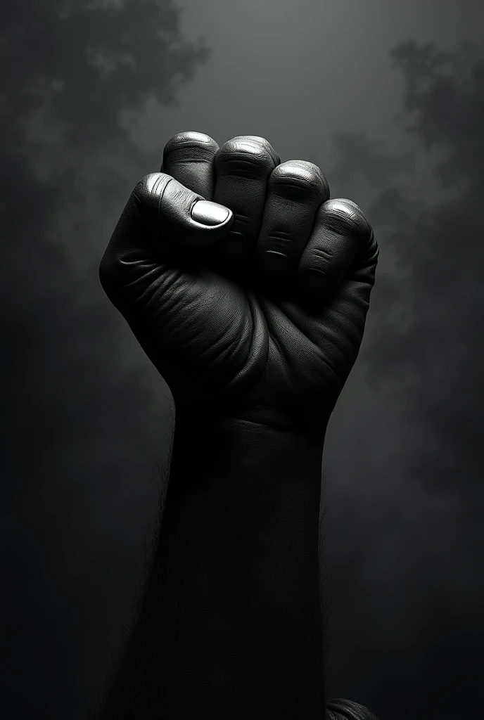 black fist of resistance
