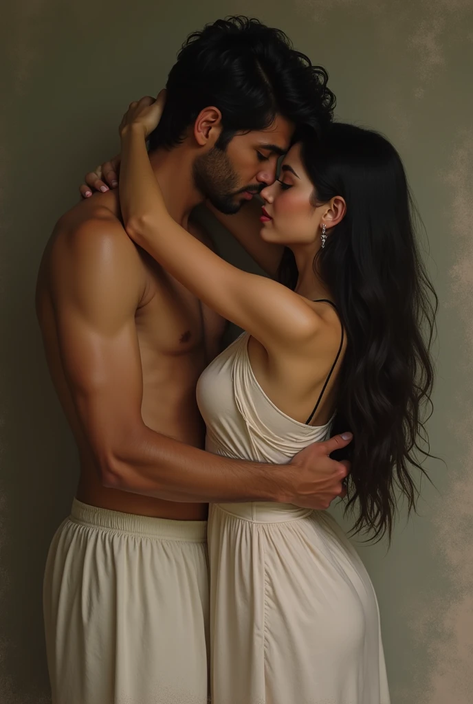 Assam realist women who wears long cotton nighty dress and  having sex with men on top sex position