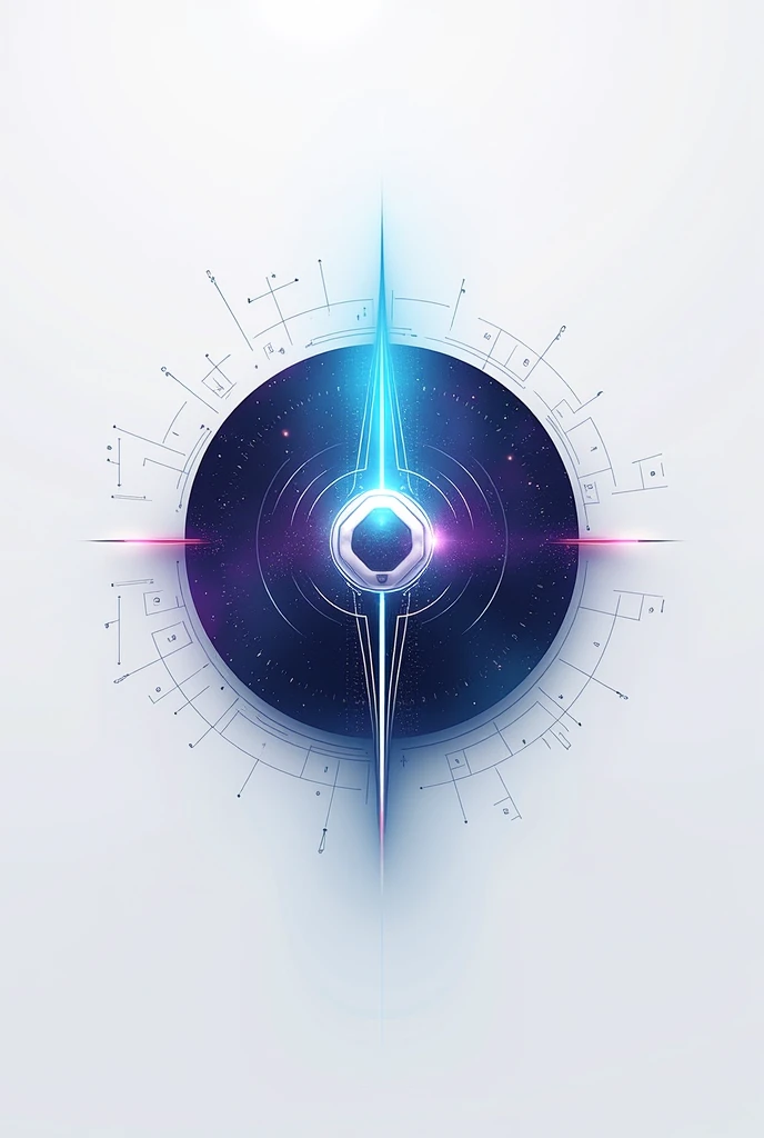 generate a logo, that combines telecommunications, space , and the mind