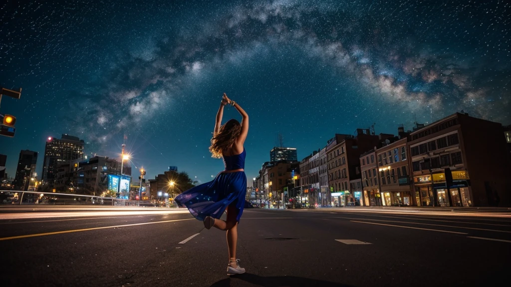Dancing through the city, feeling the beat of the day,
With the stars as my guide, I’m gonna find my way.