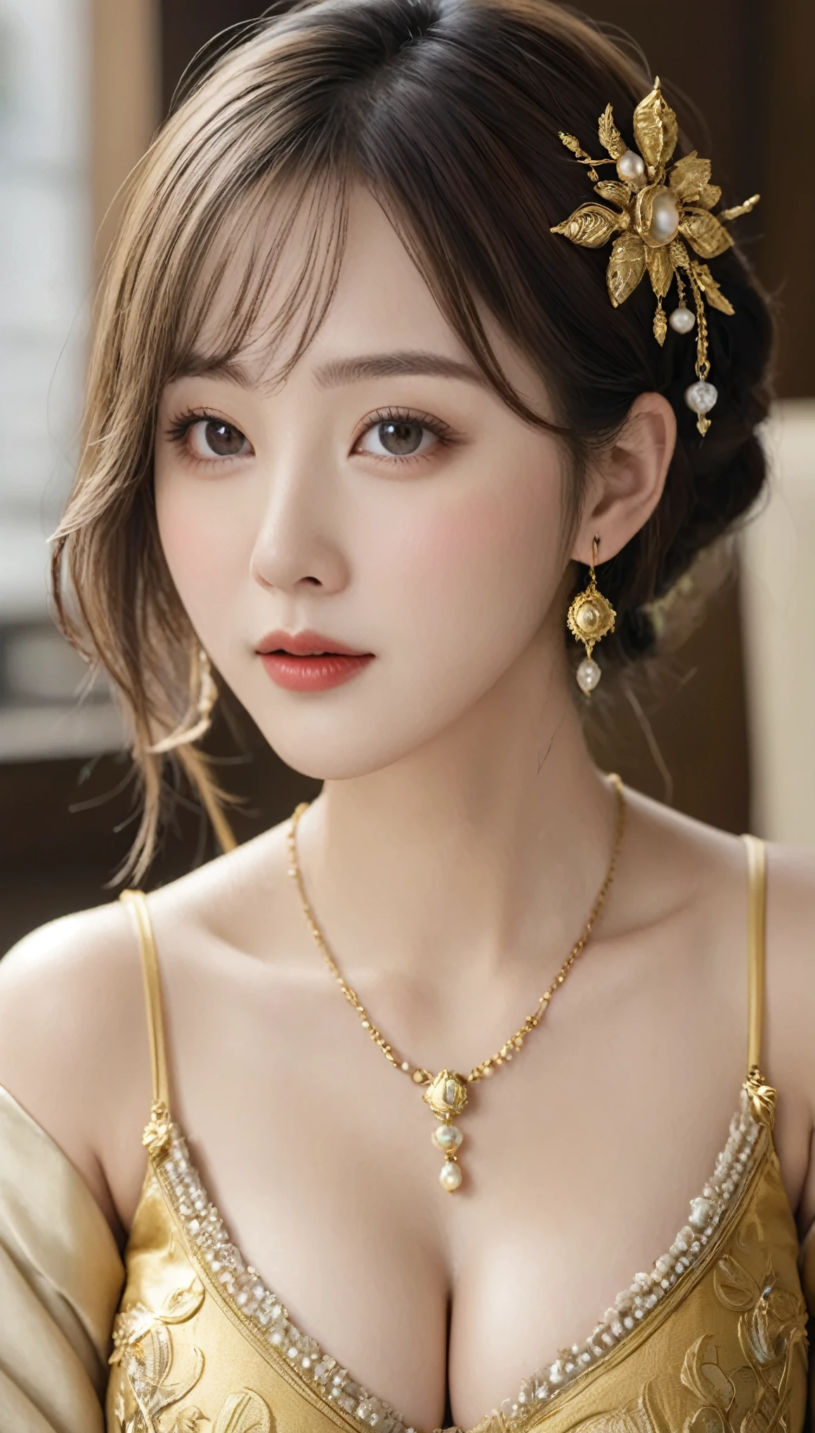 (Ultra-realistic)、(((純金の豪華な衣装を着てるAncient Priestess)))、(((純金の豪華な衣装を着てるAncient Priestess)))、
Scalability beauty High resolution High resolution Realistic short hair blonde、 blondeの女性、Mature Woman、Middle-aged women、(((Very large breasts)))、Detailed skin texture、超High resolution、Realistic、【(((Voluptuous figure)))】、(((Chubby body type)))、(((Big big boobs)))、Laughter、中年のbeauty、Beautiful expression、ふわふわなblondeの髪、非常に繊細でDetailed skin texture、35Female Shaman、{(Ancient ornate and luxurious temple)、(Many torches are burning)}、Ancient Priestess、Big cleavage、(((とてもBig big boobs))) 、Red lips、【(((I am wearing gorgeous gold robes and beautiful jewels...。..)))】、I have a wonderful golden staff、(((純金の豪華な衣装を着てるAncient Priestess)))