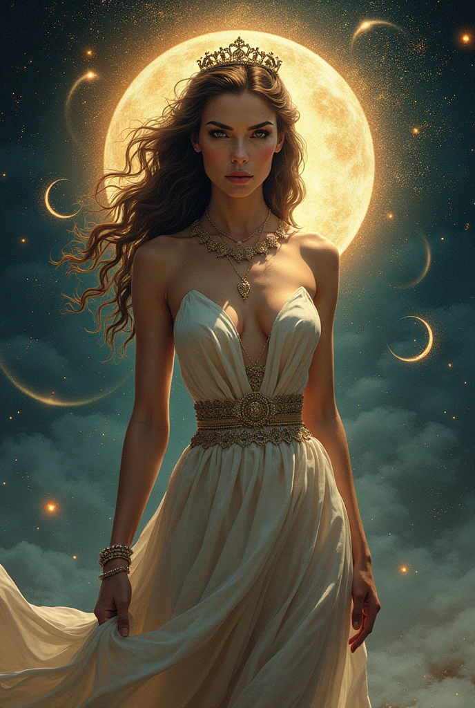 A beautiful and powerful woman, inspired by the sign of Gemini