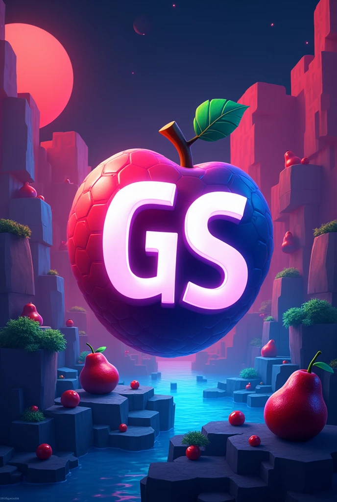 Create a cover for a company called GS that sells Blox Fruit game accounts 
