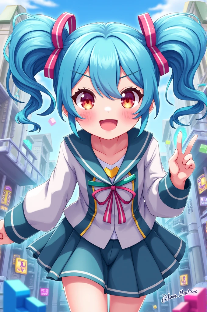 Create me an image of the character toky from blue archive