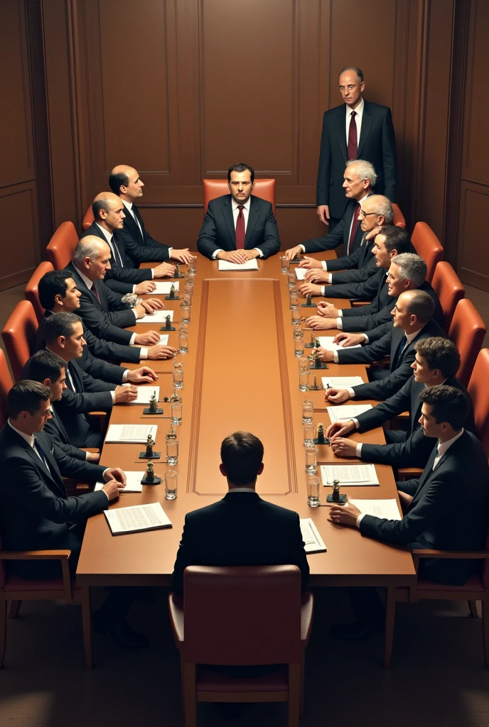 Lớp học , men and women sit together at the head table, The back table has only men.