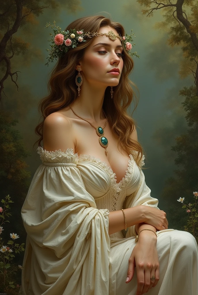 A beautiful and powerful woman, inspired by the sign of Virgo