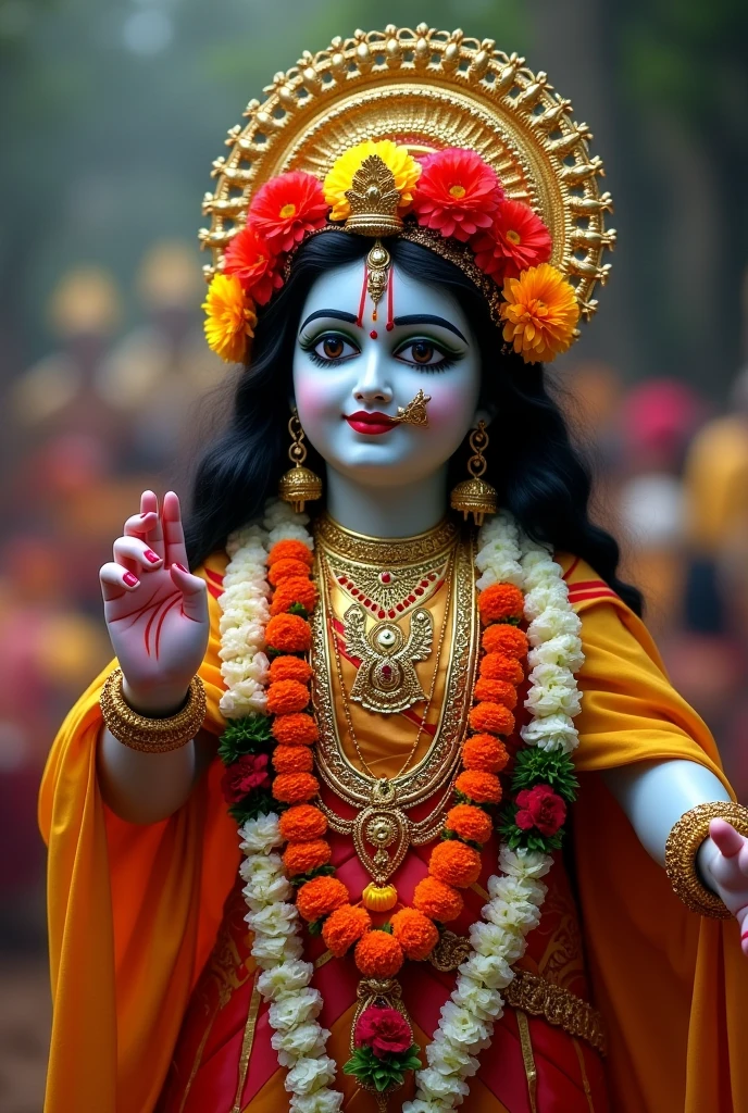 ISKCON Janmashtami celebration happens all across the world. On the day, the temple hall is decorated with fragrant flowers. Kirtan and chanting of the Holy name take place for the entire day. Even Rasleelas are performed based on different events from Krishna’s life. Furthermore, the celebration is also done in houses.