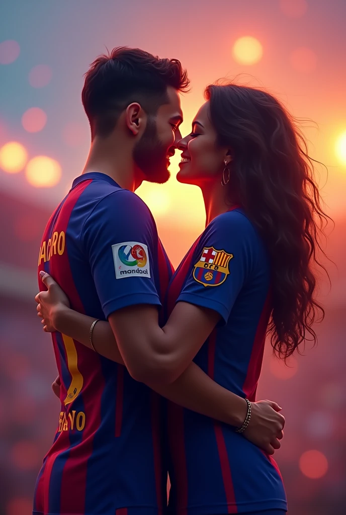 Kissing Barça💙❤️ jersey