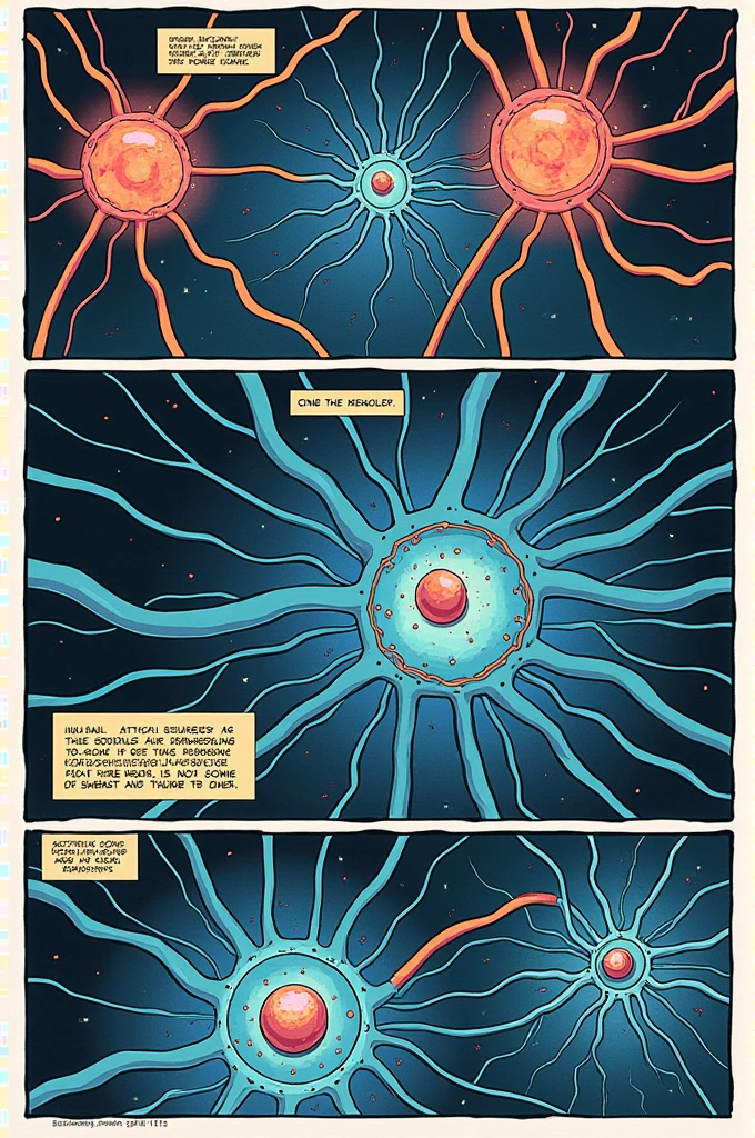 A comic book, on transmission of nerve impulses: role of NA and K channels.