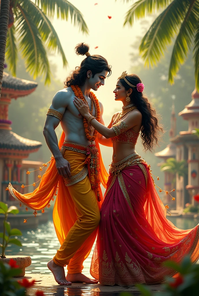 Sree Krishna & Radha Shri Krishna Jayanthi festival Kerala background beauty beauty