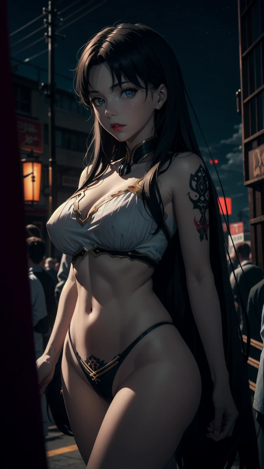 (shibari, Put your arms behind your back:1.4), (Put your hand on my back), (masterpiece, 最high quality) 1.5, 1 girl, alone, (sexy, Beautiful woman, Perfect Face, Perfect Eyes), Tifa Lockhart, Black leather dress, sneakers, (Reddish brown eyes, Black Hair, Long Hair), (shibari, Put your arms behind your back:1.4), (Place your hands behind your back)、Browsing Caution,,(Random Location),(Random Porn Poses),(Black Hair、Long Hair、bangs),(Big Breasts:1.5),(Movie Scenes,Best image quality,(8k), Ultra-realistic, 最high quality, high quality, High resolution, high qualityな質感, Attention to detail, beautiful, Get used to it, Detailed CG, Get used to itテクスチャー, Realistic expression, masterpiece, in front, dynamic, bold)、Look forward、The cutest in the world、Perfect beauty、high school girl、Completely naked、full nude、nude、whole body、Big Breasts、Showing off cleavage、Pink nipples and wet crotch、Sweaty, Pale skin、Perfect beauty、Perfect Proportions、young woman、世界一beautiful、sexyな外観、The climax、blush、Embarrassing、Facial、I、Look forward、Looking at the audience、Captivate the audience、binding、bondage、What is damaging your body?、Camel Toe、Giant tit、Nipple Puffs、Cleavage、Plump、Super big breasts、Super big butt、Bubble butt