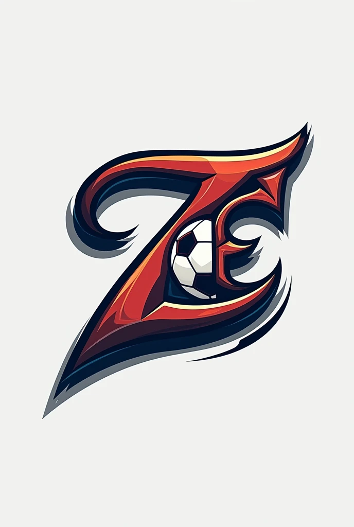 A football team logo that has the letters "C e Z" in the logo and a soccer ball, you can pay attention to the details