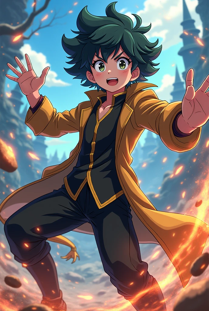 Make the character from the anime Black Clover