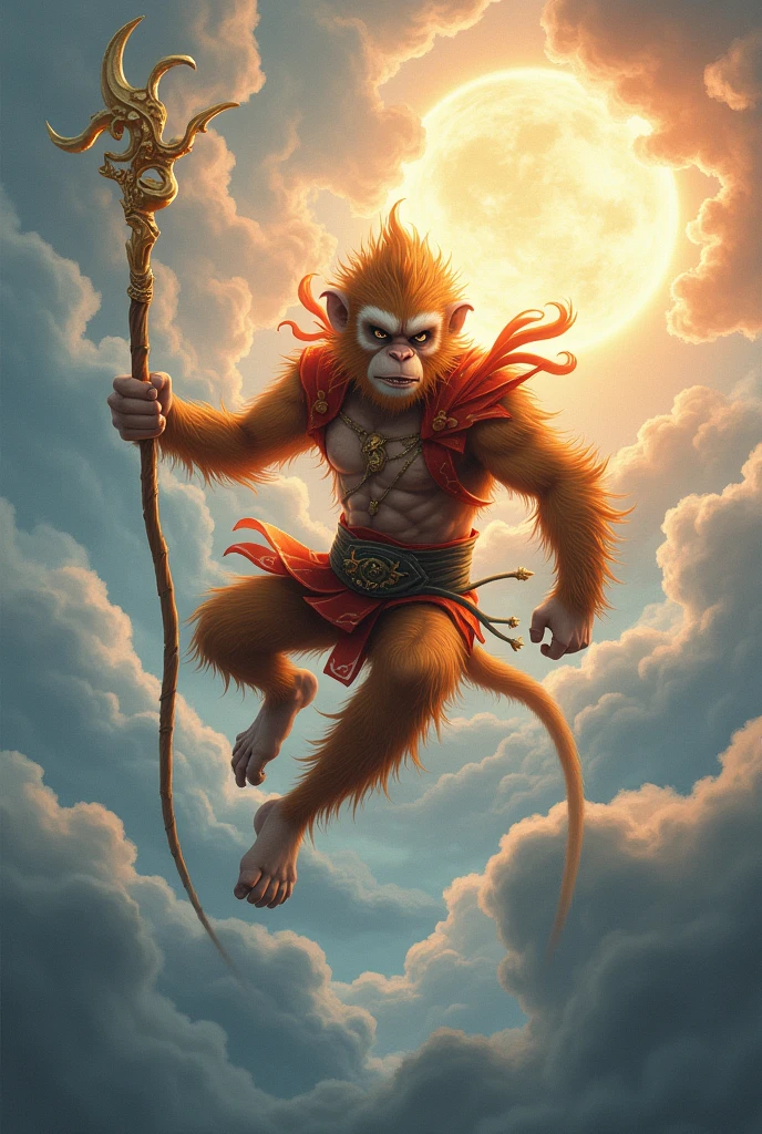 wukong, running through the sky