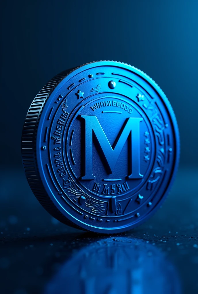 Make a coin . Which name is M. This M symbol is a unique symbol. This coin colour is blue. It is a future electric money coin . Make it too unique and gorgeous. It looks good. Add 3 start, leaf, etc.M coin is a coin that will be used as online money in the future it looks very cool and amazing it has some incredible information hidden in it a coin that is different from all other coins.As Bitcoin is very common and popular in today's world this coin will also be popular and will have a modern look like Bitcoin.Every symbol and every thing used in these coins must be very perfect and clear.Some secret information of the world will be added to this coin, 365 days in a year, 7 days in a week, 1 hour and 60 minutes, all this information will be hidden.