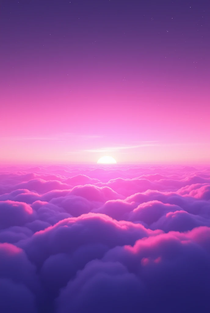 please make a pink horizon with purple