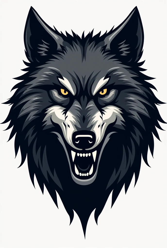 Logo for a basketball team called “Lone Wolves”