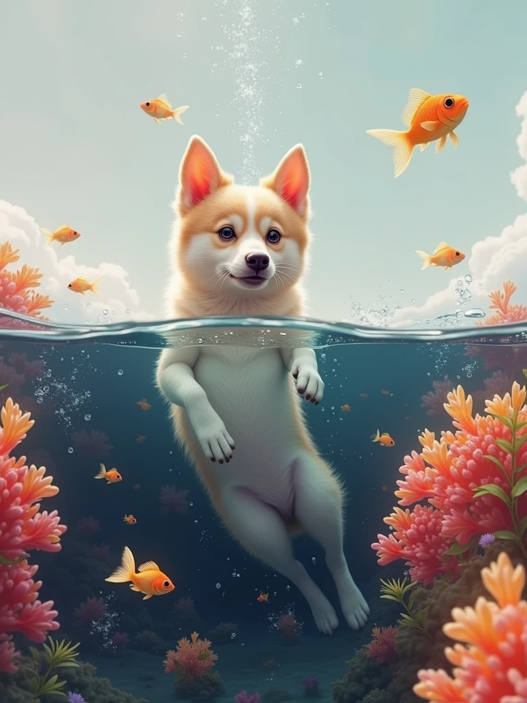 please Don't edit this original image.just make it in the flood