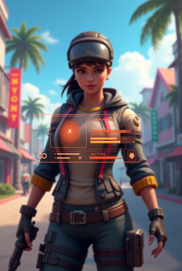 Create a 3 finger hud for Free Fire
