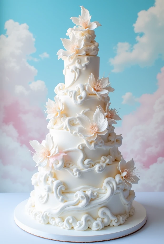 The most beautiful cloud themed cake in the world