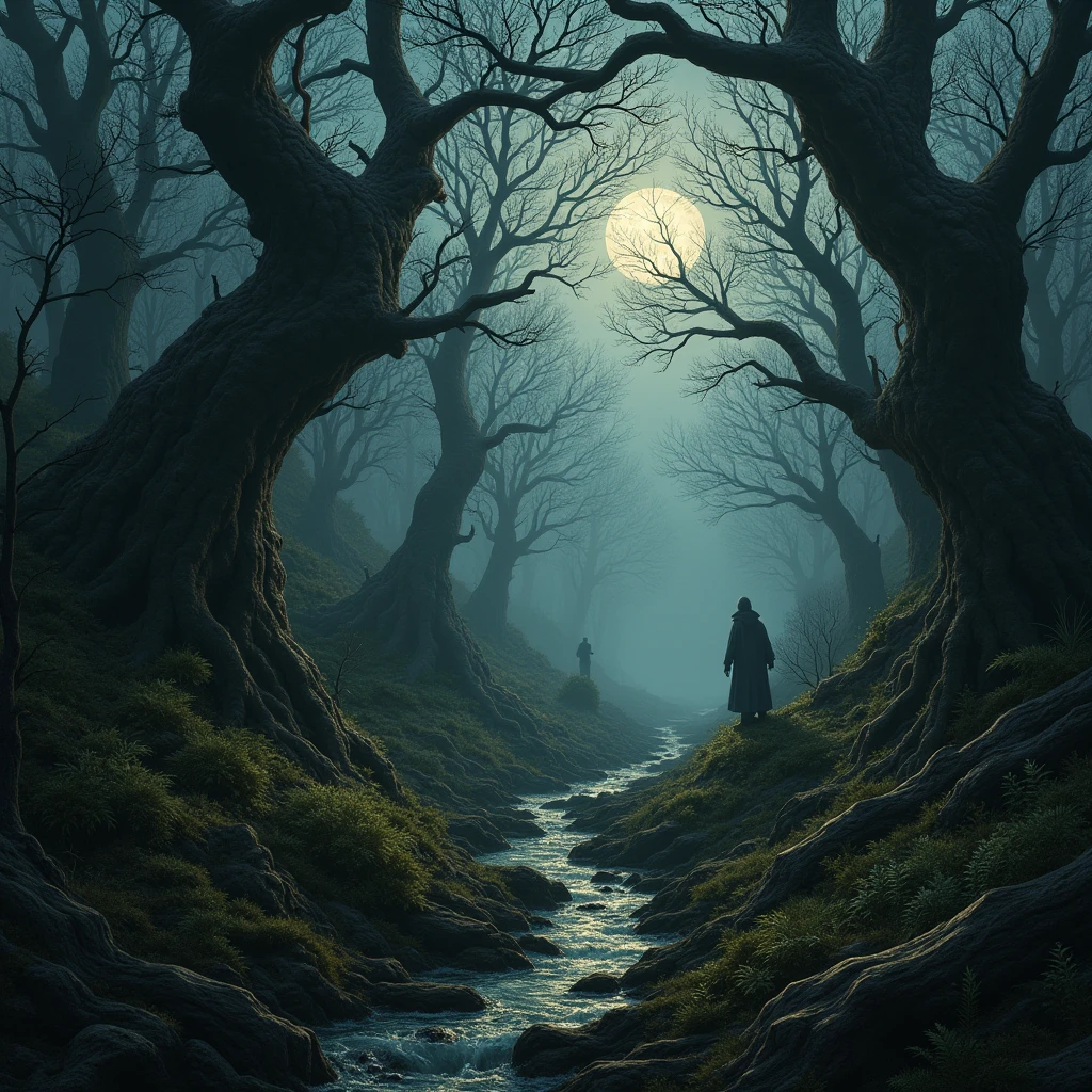 medieval dark forest