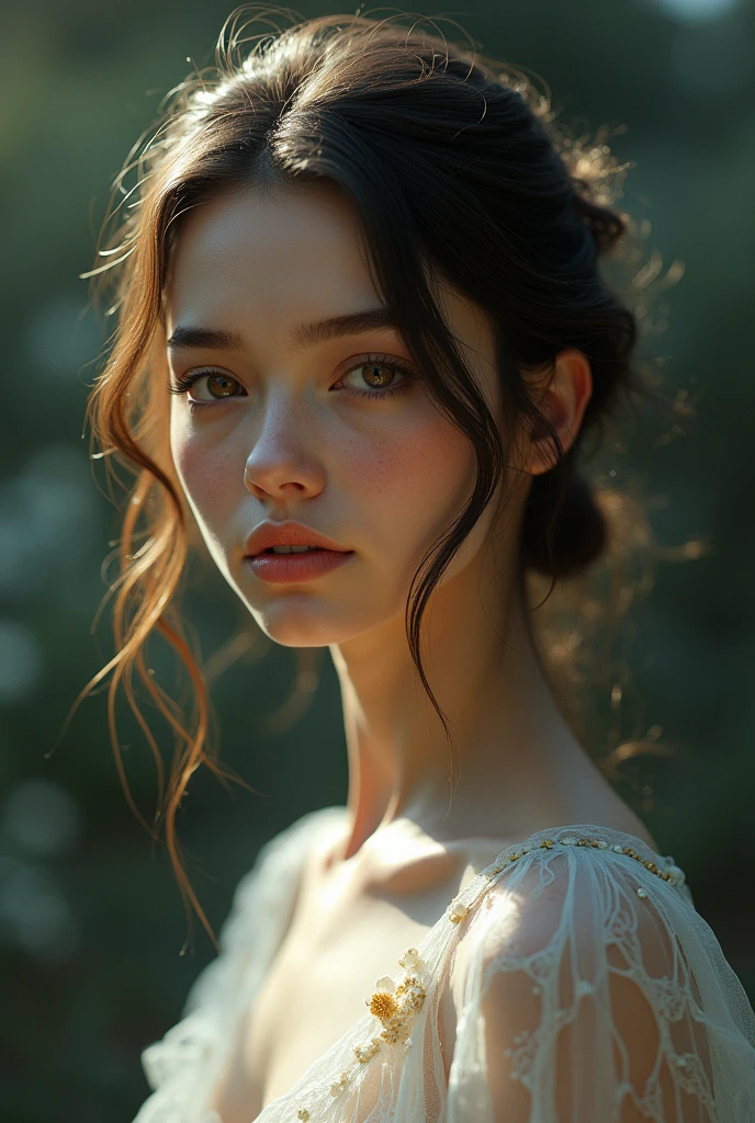 A woman 
