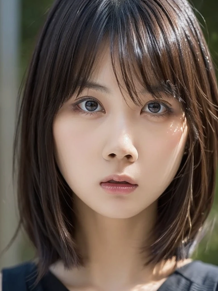 One Girl, (beautiful girl, Delicate girl:1.3), (:1.3),
break, Very beautiful eyes, (Symmetrical eyes:1.3),
break, , Brown eyes, Parted bangs, Brown Hair, (angry),
break, (Eye and facial details:1.0),
break, (masterpiece, Highest quality, Very detailed, Detailed face, 8k)