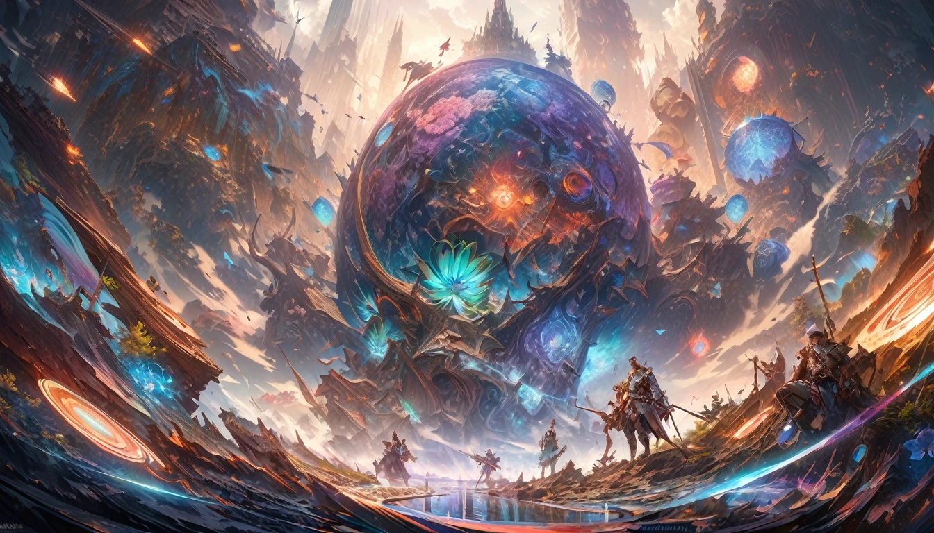 FOG, Light, dust, Royal Fractal, Holographic cosmic flower, illustration, Hybrid technology by Pablo Amaringo "Merriam, Nikolina is naughty, Peter Greek, Dariusz Klimczak, Surreal hallucination, complexly detailed sharp focus", The art of math, Perfect composition, Exquisite and detailed, complex, Extremely detailed Octane renderings popular on ArtStation, 8K Art Photography, Realistic concept