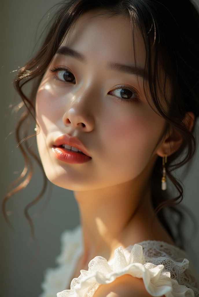 A woman face