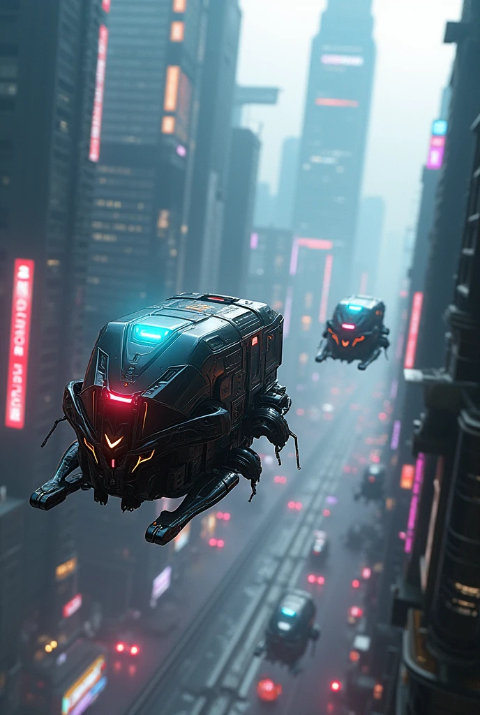cyberpunk . Raby . carriages